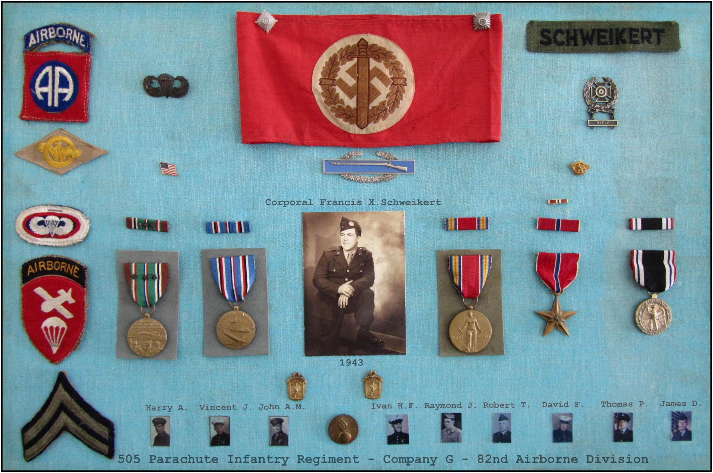 Cpl. Francis X. Schweikert's 3 sons